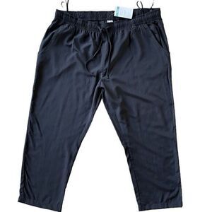 Bonn NWT Lightweight Elastic Waistband Casual Black Leisure Pants Women’s 16P
